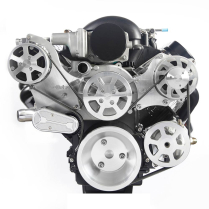 Chevy LS S-Drive Serp Kit for Remote P/S Res - Machined