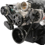 Chevy LS S-Drive Serpentine Kit w/o P/S - Gloss Black