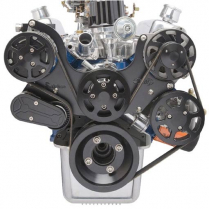 SB Ford S-Drive Serp Kit for Remote P/S Res - Gloss Black