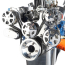 SB Ford S-Drive Serp Kit for Remote P/S Res - Polished