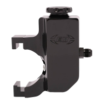 Billet Power Steering Clip-On Reservoir Tank - Gloss Black