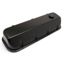 BB Chevy Smooth Angled Cut Valve Covers - Matte Black