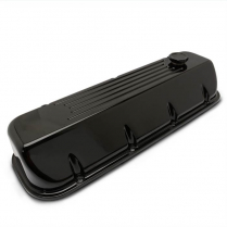 BB Chevy Ball Milled Angled Cut Valve Covers - Gloss Black