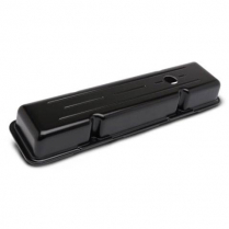 SB Chevy Short Milled Aluminum Valve Covers - Matte Black