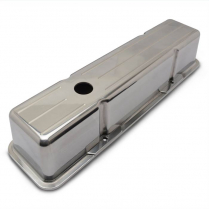 SB Chevy Tall Milled Aluminum Valve Covers - Polished