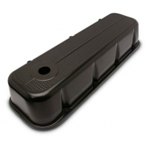 BB Chevy Tall Diamond Aluminum Valve Covers - Matte Black