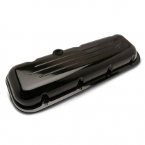 BB Chevy Short Ball Milled Alum Valve Covers - Gloss Black