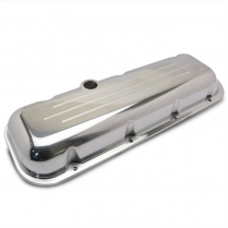 BB Chevy Short Ball Milled Alum Valve Covers - Polished