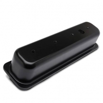 SB Chevy Center Bolt Tall Alum Valve Covers - Matte Black