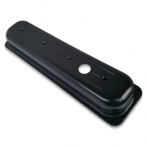 SB Chevy Center Bolt Tall Ball Milled Valve Covers Matte Blk