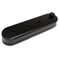 Chevy LS Fabricated Smooth Alum Valve Covers - Gloss Black