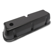 SB Ford Tall Smooth Aluminum Valve Covers - Matte Black