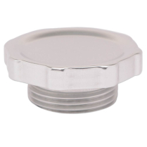 Valve Cover EMI Screw-In Replacement Cap - Clear Anodized