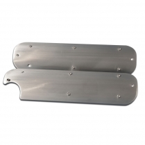 Chevy LS Billet Smooth Coil Covers with Cut Out - Machined