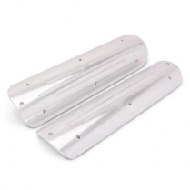 Chevy LS Billet Ball Milled Coil Covers - Clear Anodized