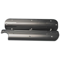 Chevy LS Ball Milled with Cut Out Coil Covers - Matte Black