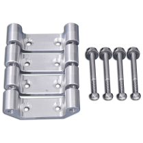 Chevy LS Coil Relocation Mounting Kit - Clear Anodized