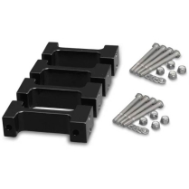 1997-18 Chevy LS Coil Relocation Mount Kit - Black Anodized