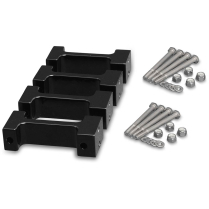 1997-18 Chevy LS Coil Relocation Mount Kit - Matte Black