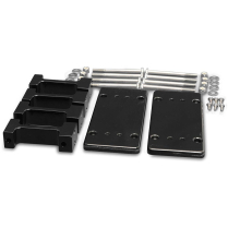 1997-18 Chevy LS Coil Relocation Mount w/Brks - Black Anod