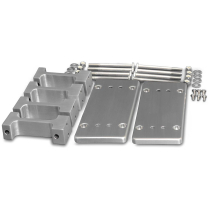 1997-18 Chevy LS Coil Relocation Mount w/Brks - Clear Anod