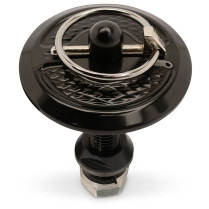 Diamond Series Hood Pin Kit - Black Anodized