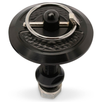 Diamond Series Hood Pin Kit - Matte Black