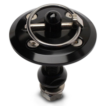 Aluminum Thru-Bolt Hood Torsion Pin Kit - Black Anodized