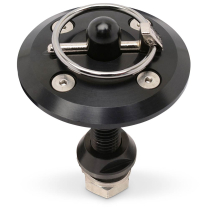 Thru-Bolt Hood Pin Kit - Matte Black