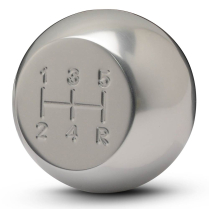Universal 5-Speed Billet Shift Knob - Clear Anodized