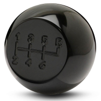 Universal 6-Speed Billet Shift Knob - Black Anodized