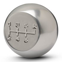 Universal 6-Speed Billet Shift Knob - Clear Anodized