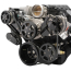 Chevy LS S-Drive 8-Rib Serp Kit for Remote Res - Black Anod