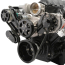 Chevy LS S-Drive 8-Rib Serp Kit wo Power Steer - Gloss Black
