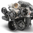 Chevy LS S-Drive 8-Rib Serp Kit wo AC w/Plast Res- Gloss Blk
