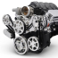 Chevy LS S-Drive 8-Rib Serp Kit wo AC w/Plastic Res Clr Coat