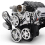 Chevy LS S-Drive 8-Rib Serp Kit wo AC w/Plastic Res - Polish