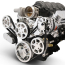 Chevy LS S-Drive 8-Rib Serp Kit wo A/C Remote Res - Clr Coat