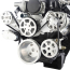 Chevy LS S-Drive 8-Rib Serp Kit wo A/C Remote Res - Machined