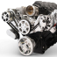 Chevy LS S-Drive Serp Kit no Power Steering - Polished