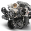 Chevy LS S-Drive Serp Kit w/o A/C w/Plast P/S Res Black Anod