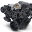 Chevy LS S-Drive 8-Rib Serp Kit w/o Power Steer - Black Anod