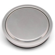 9 Bolt Horn and Cap Assembly - Clear Anodized