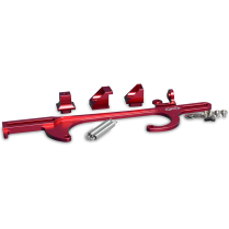Standard Carb Universal Side Mount Cable Bracket - Gloss Red