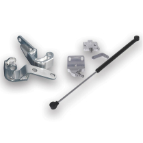 1970-81 Camaro Billet Trunk Hinges with Strut - Machined