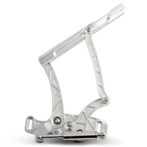 1964-67 GTO Lighting Style Hood Hinges - Clear Anodized