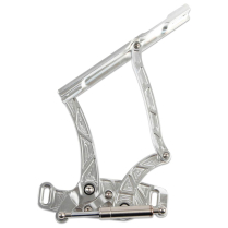 1964-67 GTO Lighting Style Hood Hinges - Machined Finish