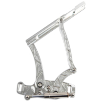 1963-67 Impala Lighting Style Hood Hinges - Machined Finish