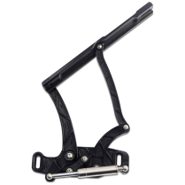 1965-67 Impala Lighting Style Hood Hinges - Black Anodized