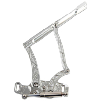 1965-67 Impala Lighting Style Hood Hinges - Machined Finish